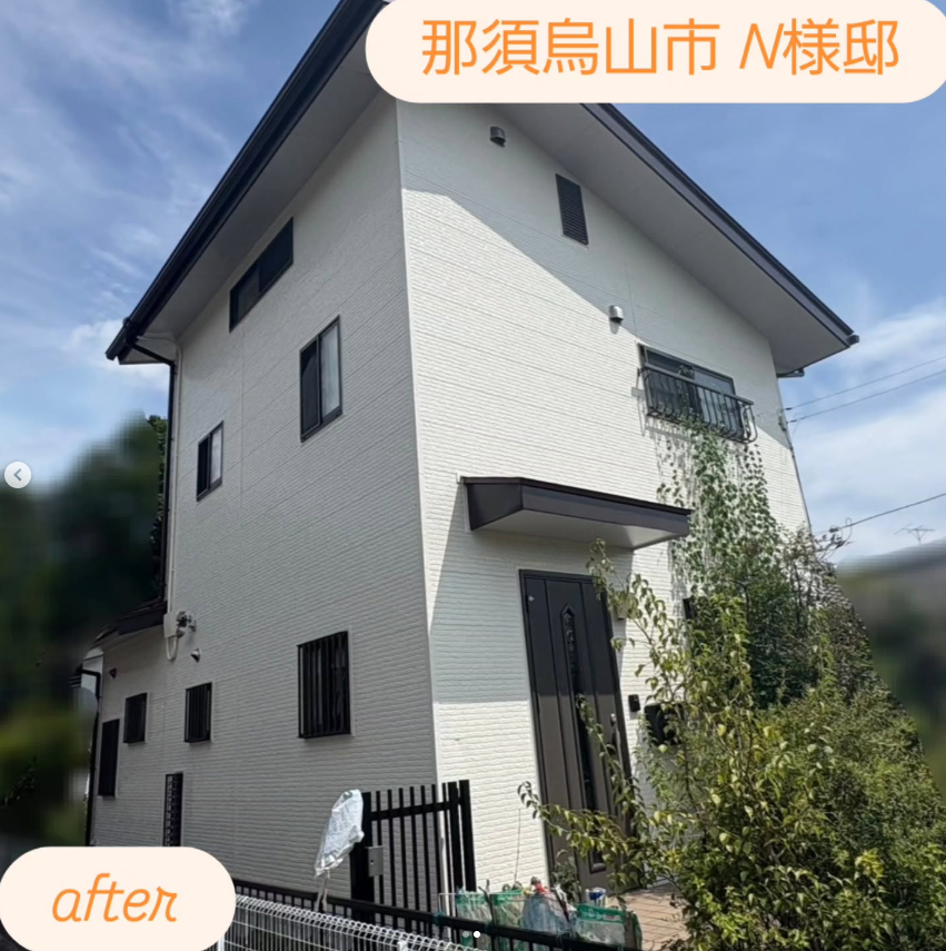 外壁塗装でお家が新築のように生まれ変わりました！